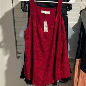 LOFT Scarlet Floral Camisole
